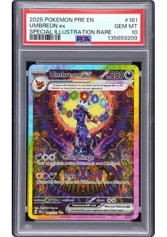 A PSA 10 graded Umbreon ex Special Illustration Rare Pokémon card